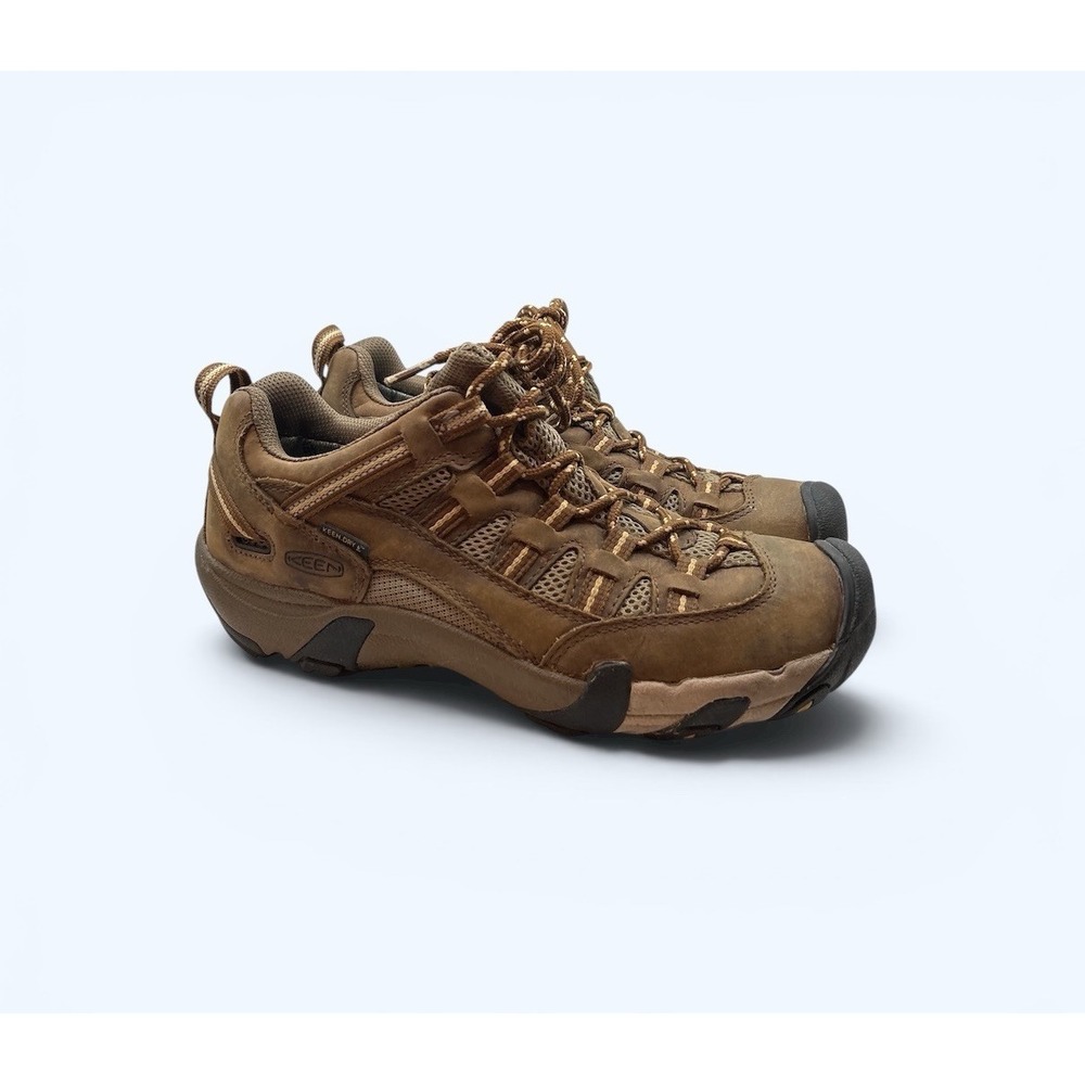 KEEN Alamosa WP Low 52008-CCSG Waterproof Leather Trail Hiking Shoes Womens SZ 9